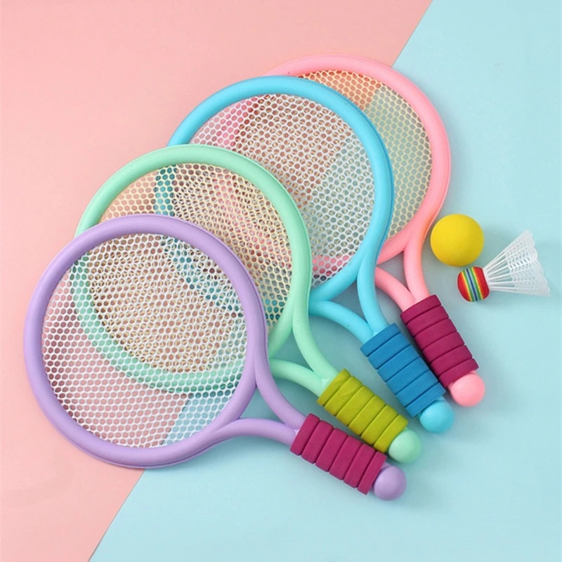 Bộ Vợt Đánh Cầu Lông Hoặc Tennis Cho Trẻ Em Nhiều Màu Sắc