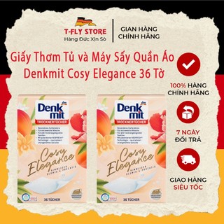 Giấy thơm tủ và máy sấy quần áo Denkmit Cosy Elegance 36 Tờ - Hàng Đức Chính Hãng
