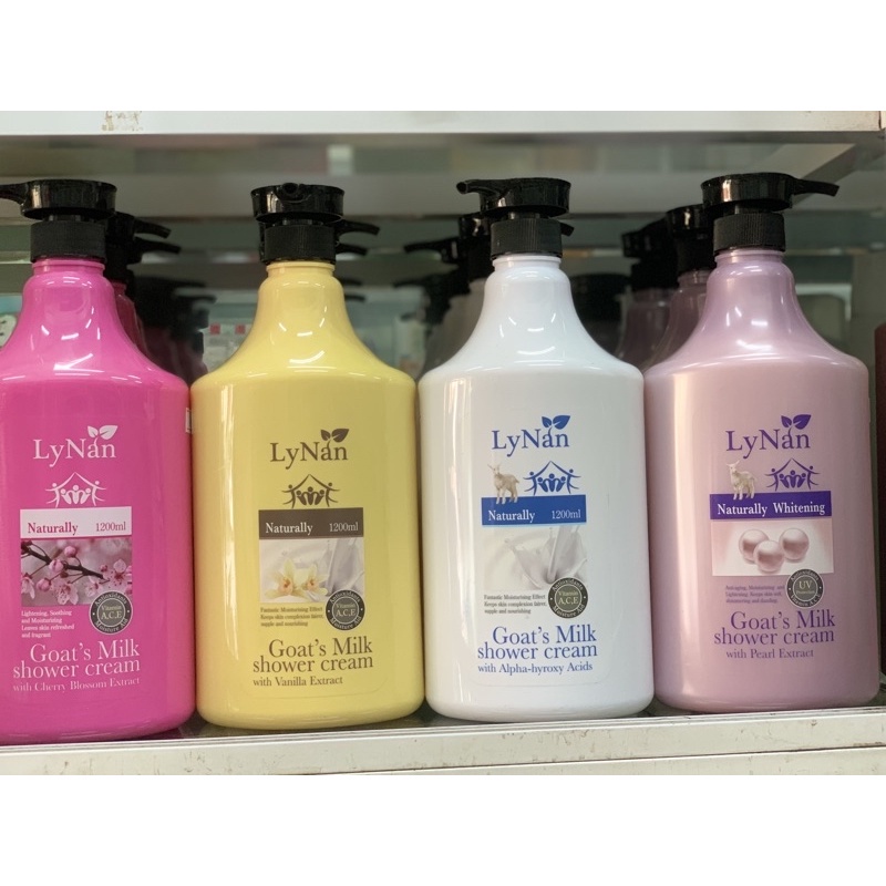 Sữa Tắm Lynan Goat's Milk Shower Cream 1200ml