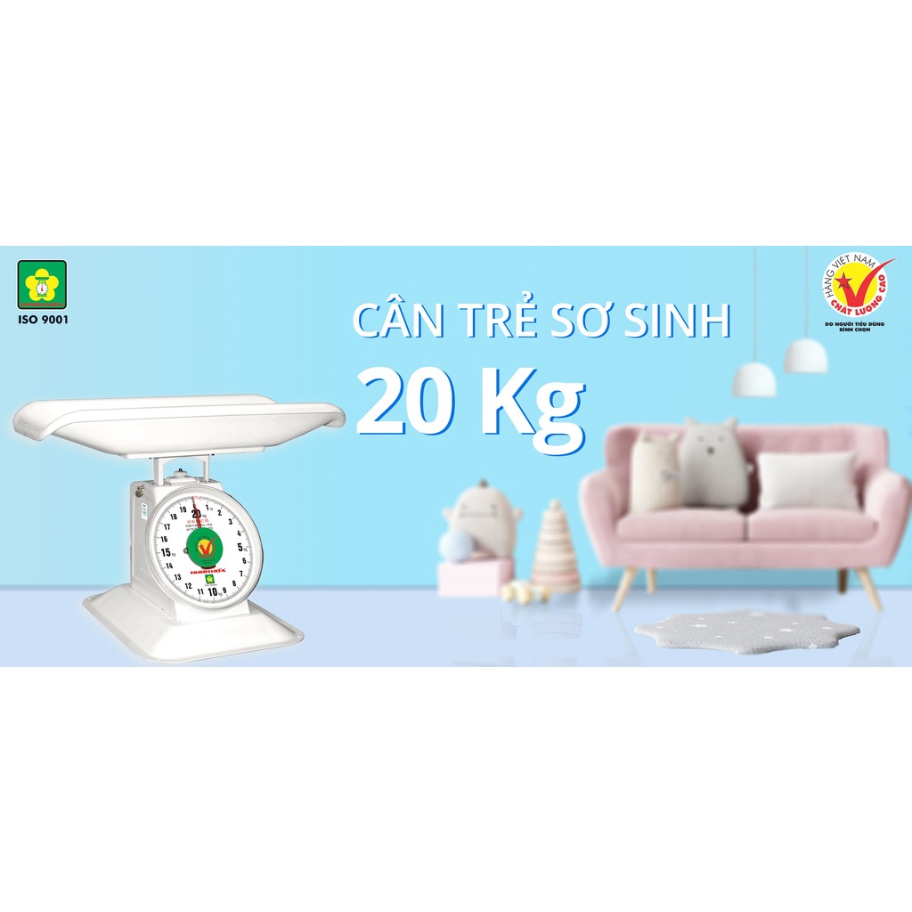 Cân trẻ sơ sinh 20kg Nhơn Hòa