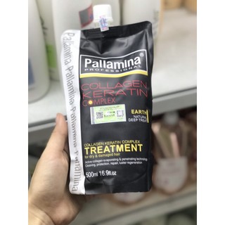 Kem hấp tóc Collagen Keratin Pallamina 500ML