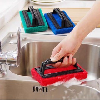 Bàn chải cọ rửa bếp, chà sàn mặt bàn cước nhám có tay cầm HIEP PHÁT