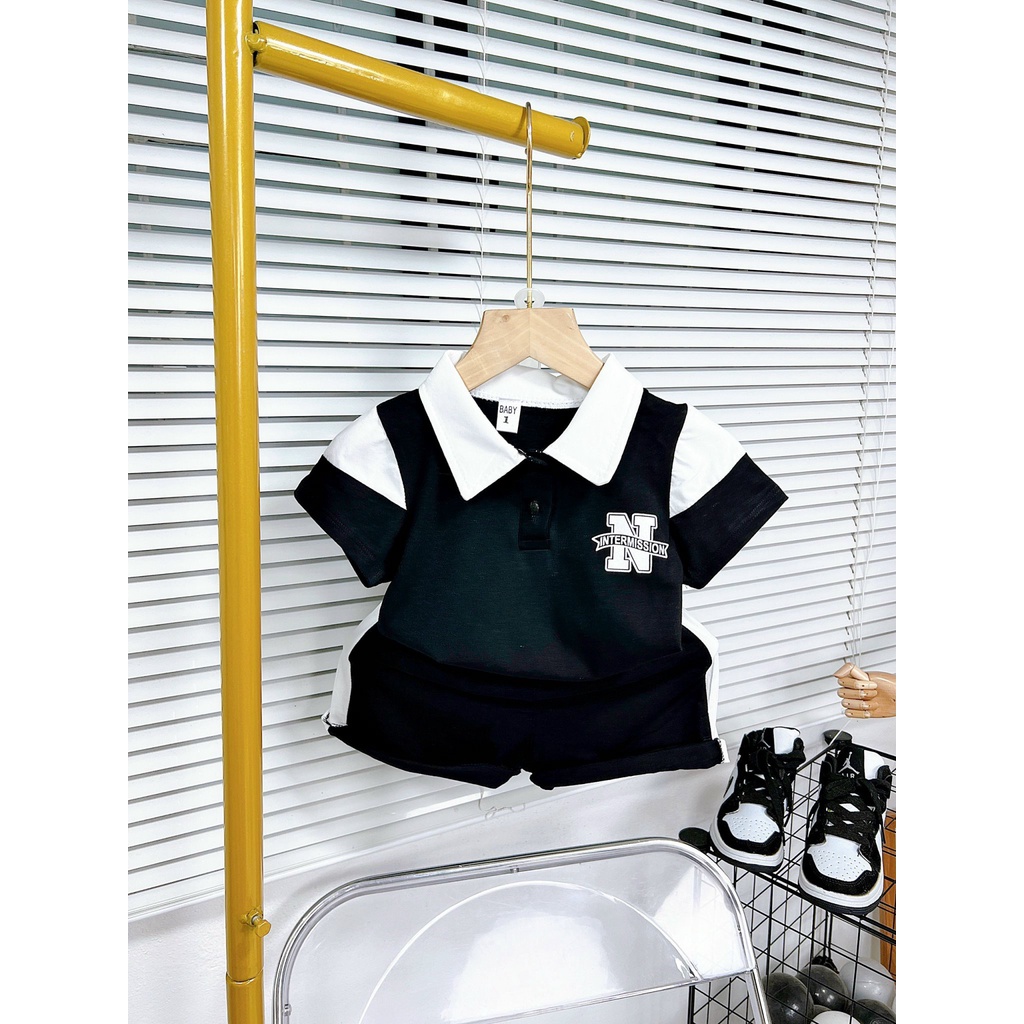 Bộ cộc cotton bé trai