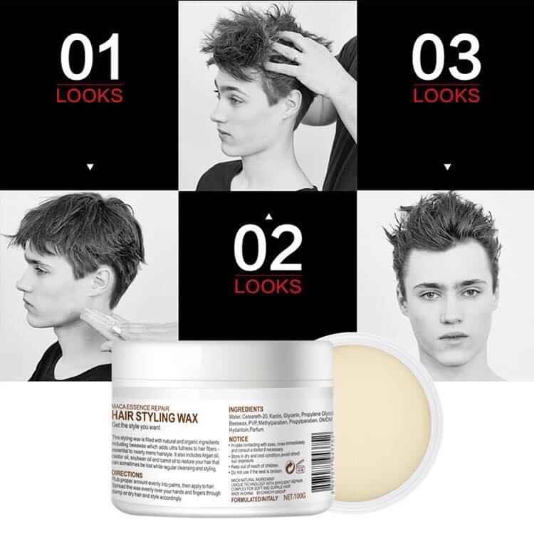 Sáp Vuốt Tóc Nam KARSEEL 100g sáp mềm gel, sáp cứng tạo kiểu dễ dàng tóc nam nữ giữ nếp tốt wax tóc