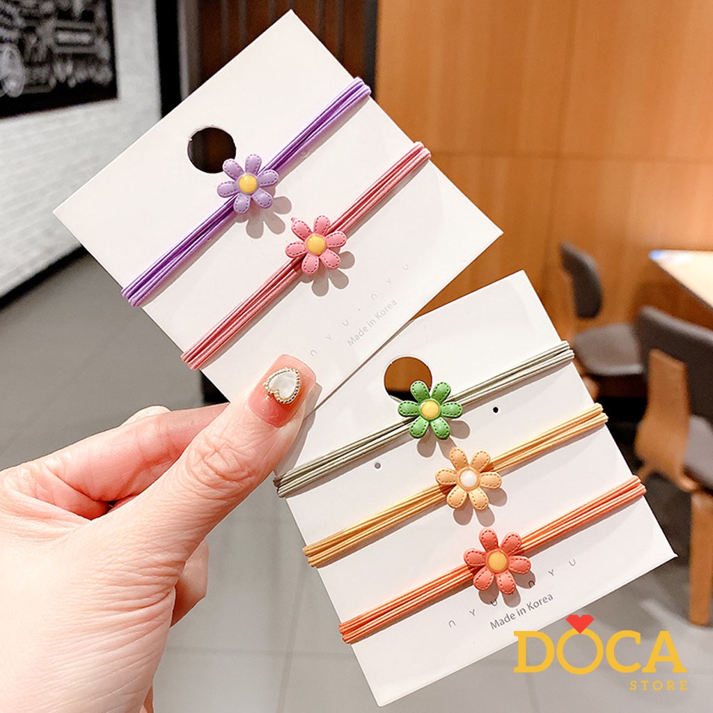 Dây Buộc Tóc Hoa Cúc Nhí Mới Ct10