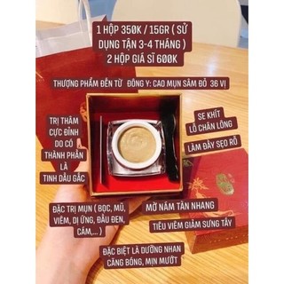 Cao mụn sâm đỏ 36 vị