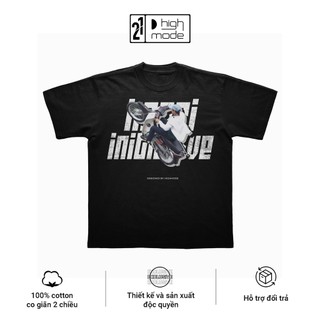 Áo thun highmode "hanoi initiative" - form boxy oversize, 100% cotton, unisex nam nữ