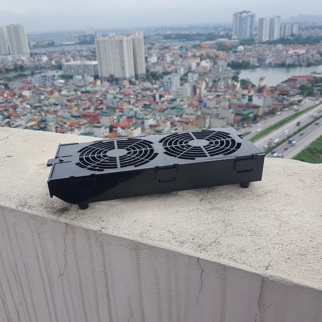 Bộ đế quạt tản nhiệt kích thước 30x12x5CM cho điện thoại máy tính thiết bị điện tử - ShopLinhKienM2M