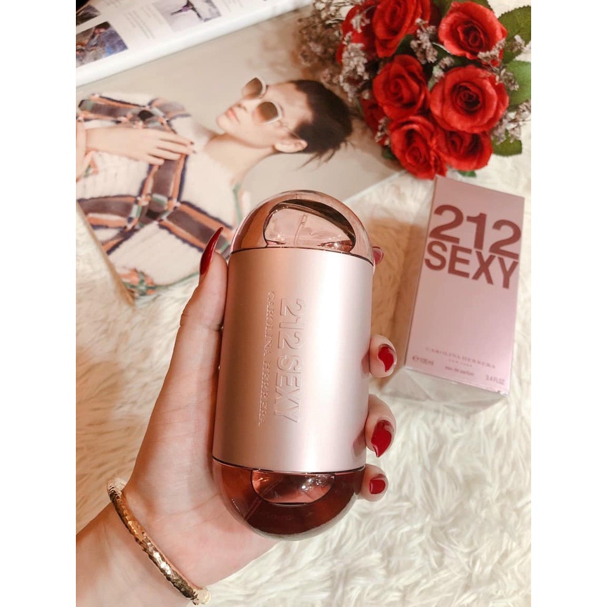 Nước Hoa Nữ 212 Sexy EDP Dung Tích 100ml - Dầu Thơm Nữ Hương Quyến Rũ Gợi Cảm Ấn Tượng