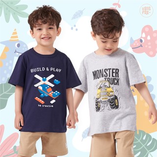 Áo bé trai cộc tay  - áo phông cho bé mặc mùa hè chất liệu cotton size 3,4,5,6,7,8 tuổi QATE 03