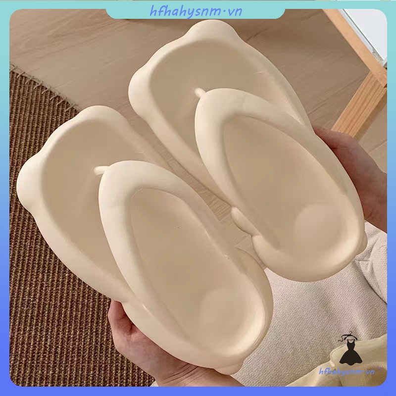 Dép xỏ ngón tai gấu dễ thương đế mềm eva