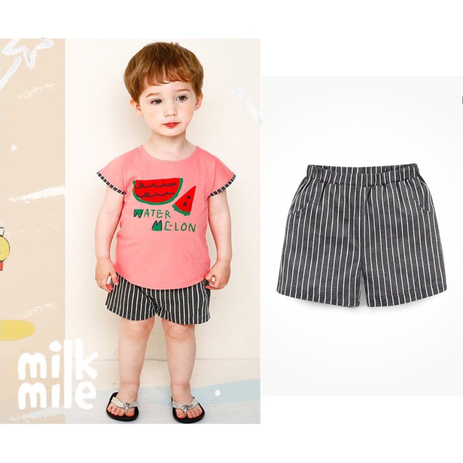 (100) Quần hè cotton dưa hấu mbpuse05 bé trai bé gái