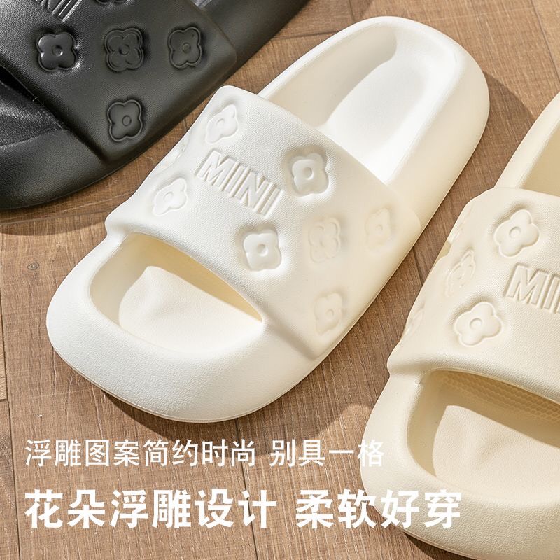 Dép bánh mì MIni bản vân nổi ,thời trang,dép quai ngang nữ