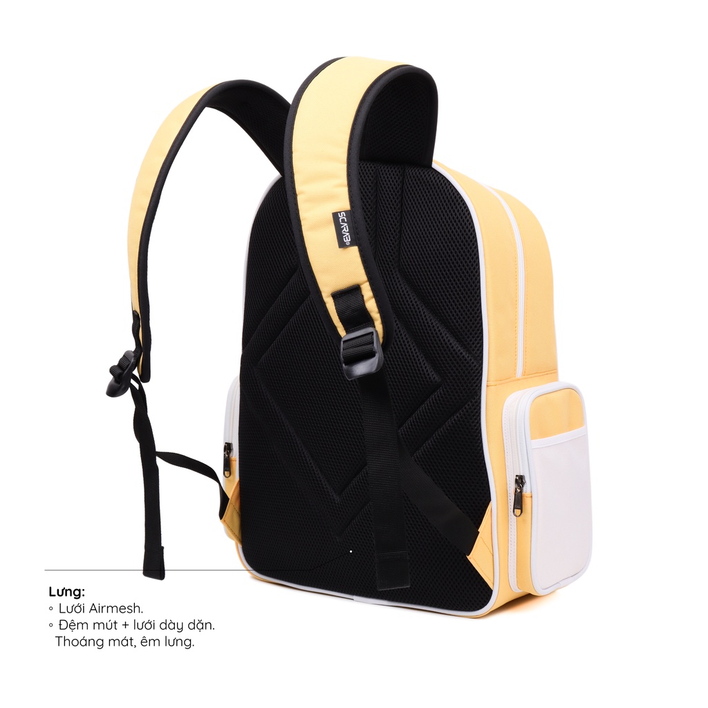 Scarab Estate Backpack Unisex - Balo Đi Học Thời Trang, Đựng Vừa Laptop 15,6inch(mỏng)