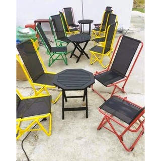 BỘ BÀN GHẾ GỖ CAFE MINI GẤP GỌN