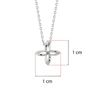 Dây chuyền bạc hoa 4 cánh ESTELLE