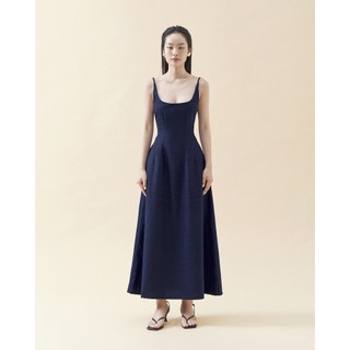 Đầm cổ U Hở Lưng | Blackberry Dress | CHEN Inspired