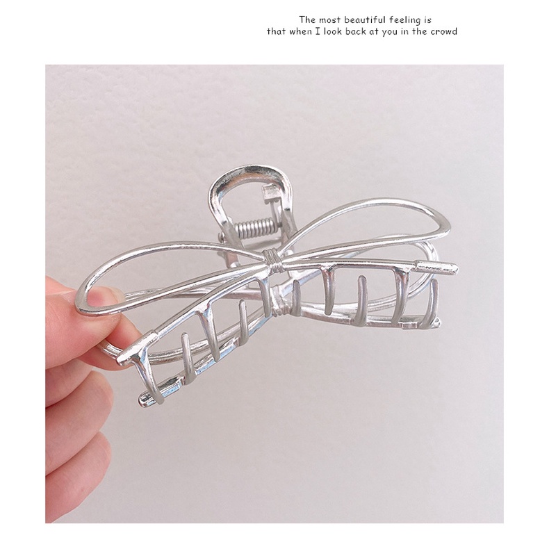 Kẹp tóc kim loại hình nơ NOVSET cài tóc nơ cho nàng [ MÃ C809 - HÌNH NƠ ]