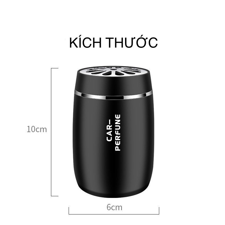 - HÀNG MỚI VỀ - Nước hoa xe hơi dạng sáp, kiểu dáng hình trụ đơn giản sang trọng, mùi hương nước hoa