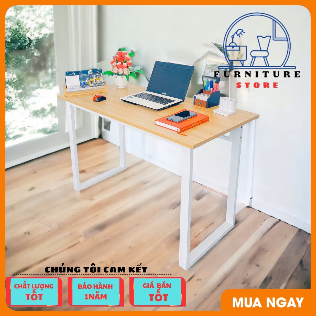 Bàn chữ U , Bàn khung sắt hộp to dày , mặt bàn gỗ MDF CAO CẤP , BÀN GAMING