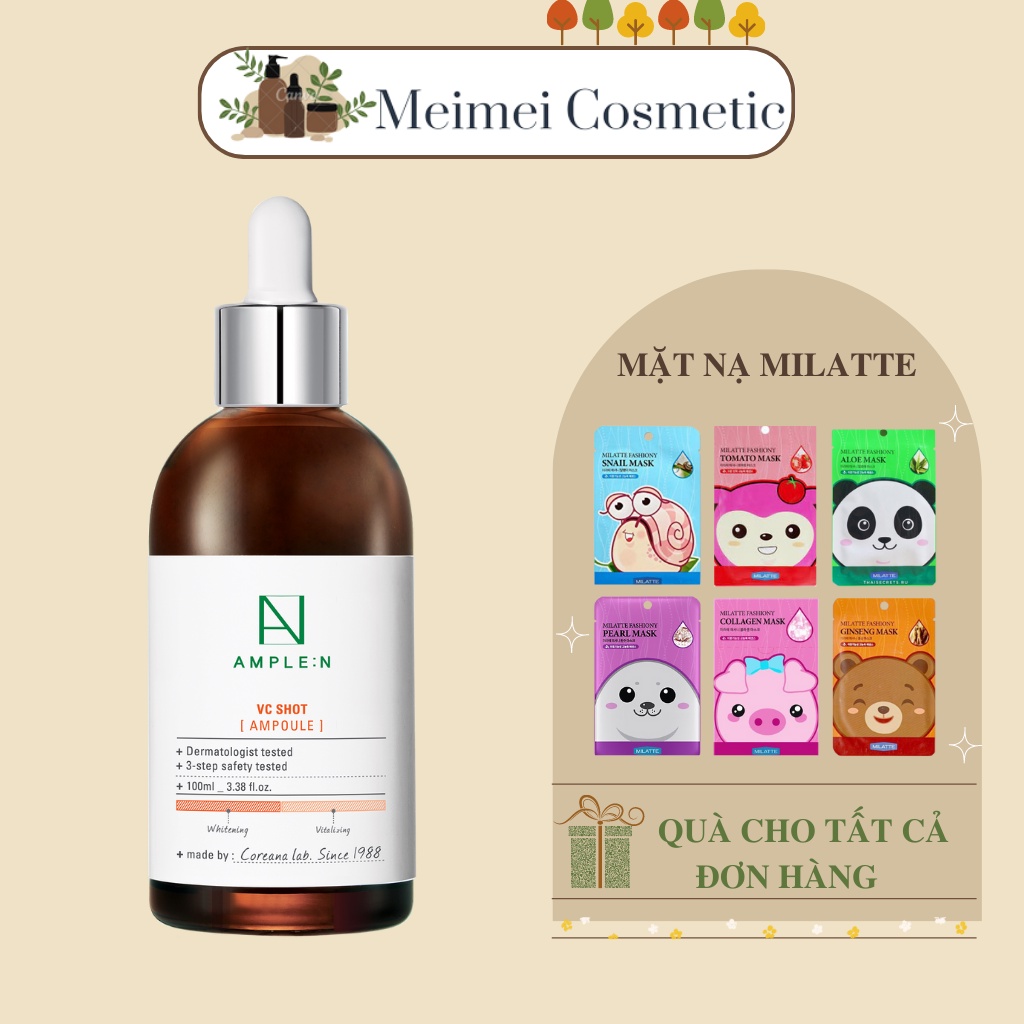 Tinh Chất Vitamin C Làm Sáng Da Ample:N VC Shot Ampoule