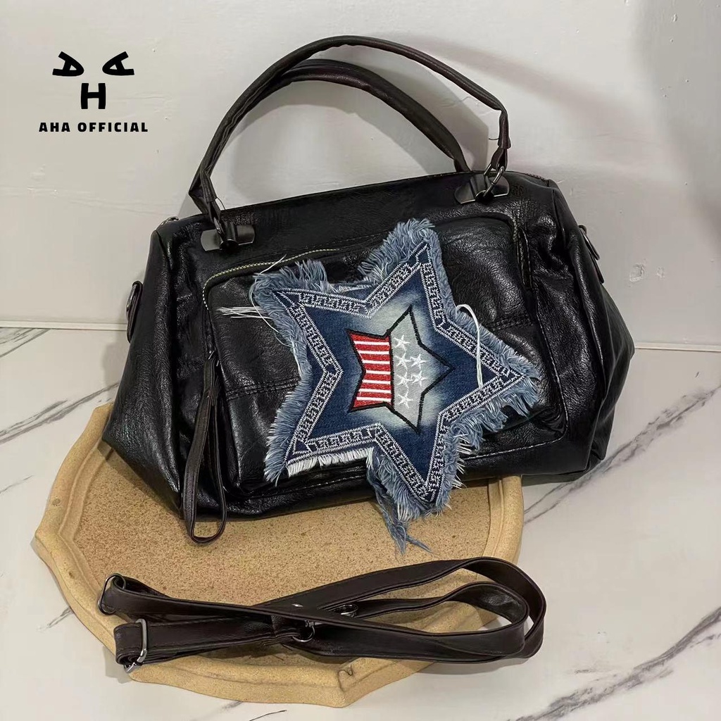 Túi Xách Nữ Đeo Chéo Cỡ Lớn Phong Cách Âu Mỹ