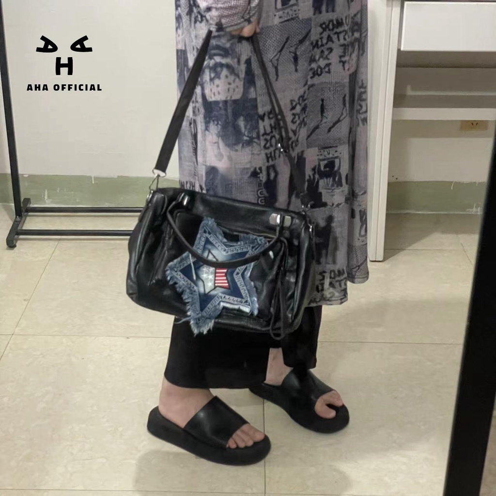 Túi Xách Nữ Đeo Chéo Cỡ Lớn Phong Cách Âu Mỹ