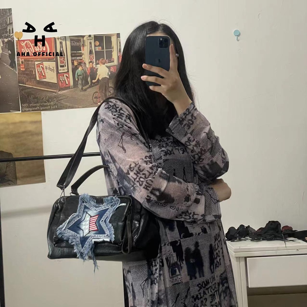 Túi Xách Nữ Đeo Chéo Cỡ Lớn Phong Cách Âu Mỹ