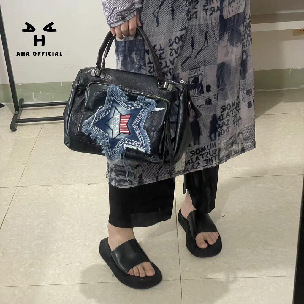 Túi Xách Nữ Đeo Chéo Cỡ Lớn Phong Cách Âu Mỹ