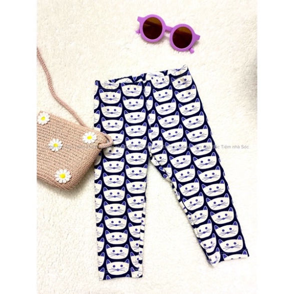 Quần legging cotton organic cho bé