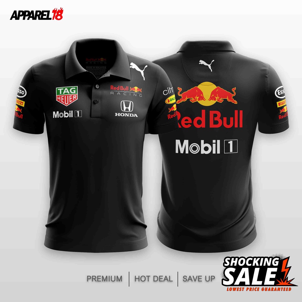 HONDA RED BULL FORMULA 1 TEAM CREW Thiết Kế Tùy Chỉnh (XXS-3xL)