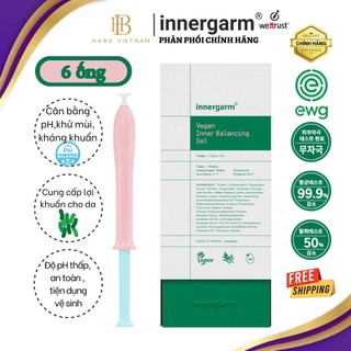 Gel Cân bằng ẩm vùng kín INNERGARM Vegan Inner Balancing Gel 1.7g x 6 ống