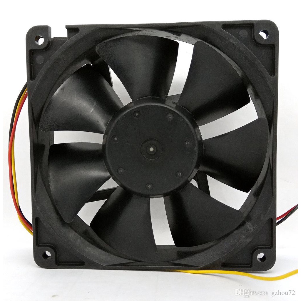 [Tháo máy mới 90%] Quạt tản nhiệt 48V 0.23A 12x12x3.2CM 2800RPM hãng NMB-MAT 4712KL-07W-B39 ShopLinhKienM2M