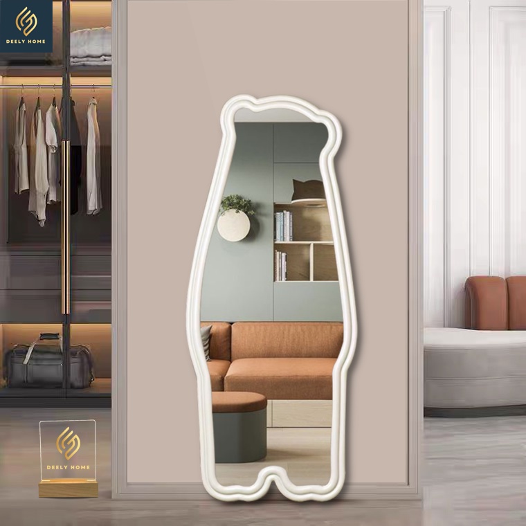 Gương Toàn Thân - DEELY HOME Khung Gỗ Hình Chú Gấu Bắc Cực Decor Phòng Khách,Cửa Hàng,Phongf Ngủ