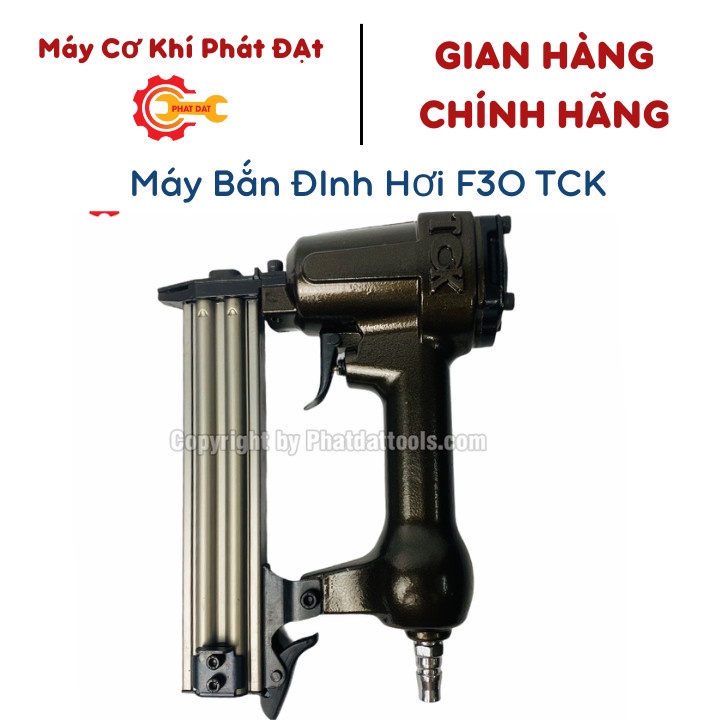 Máy Bắn Đinh Gỗ Dùng Hơi F30 TCK-Tặng Kèm Hộp 5000 Đinh F30