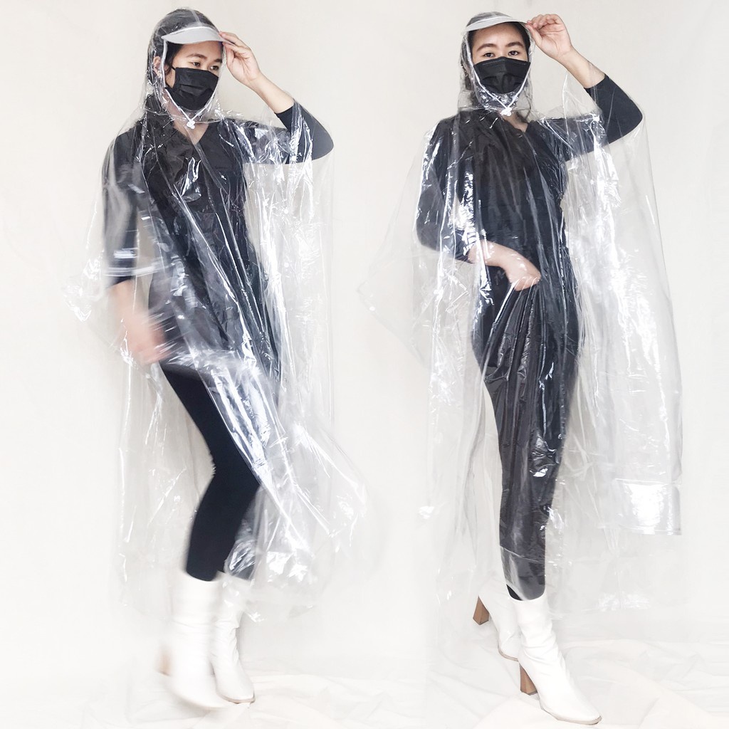 Áo mưa Trong siêu xinh 2 Đầu cho chị em. TTBX