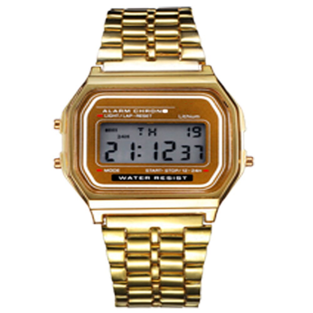 Đồng hồ thời trang dây kim loại mặt điện tử WR mã W03