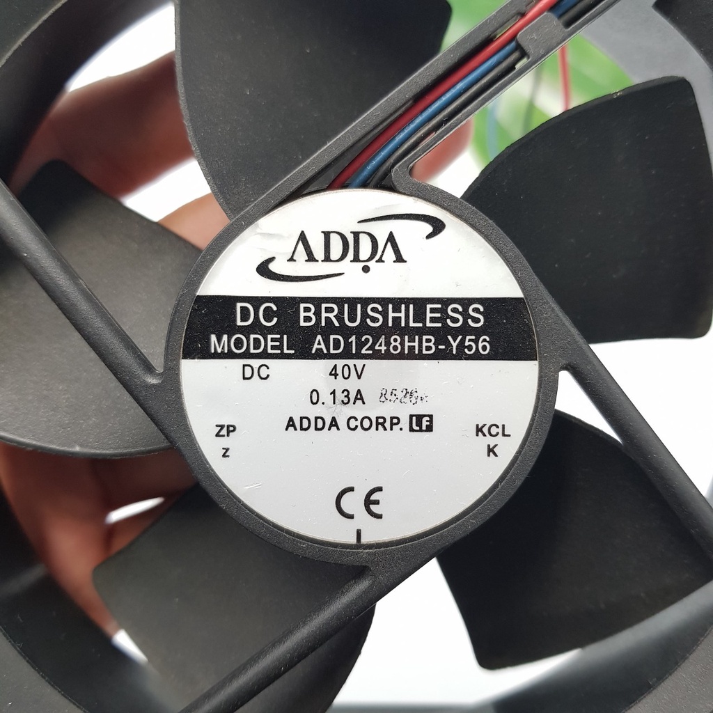 [Tháo máy mới 90%] Quạt tản nhiệt 40V 36V 0.13A 12x12x3.2CM Hãng ADDA AD1248HB-Y56 ShopLinhKienM2M
