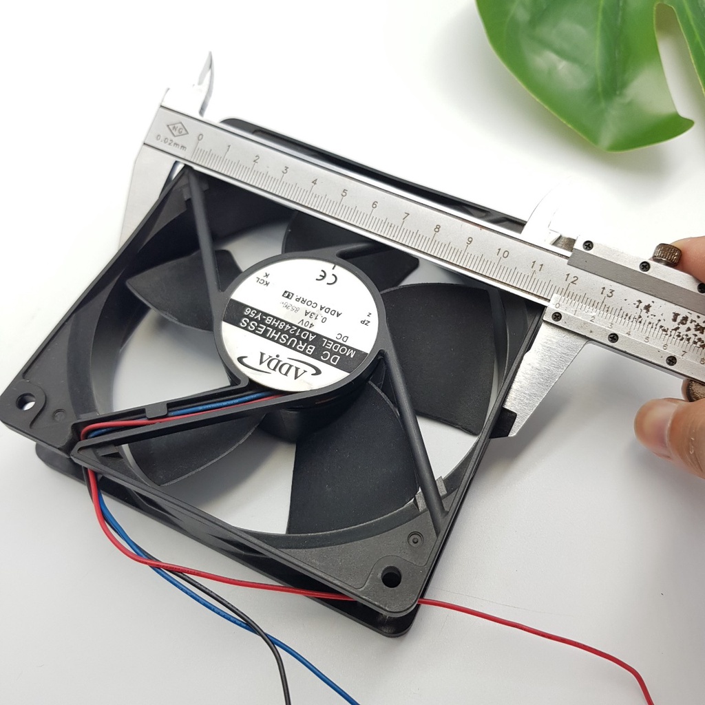 [Tháo máy mới 90%] Quạt tản nhiệt 40V 36V 0.13A 12x12x3.2CM Hãng ADDA AD1248HB-Y56 ShopLinhKienM2M