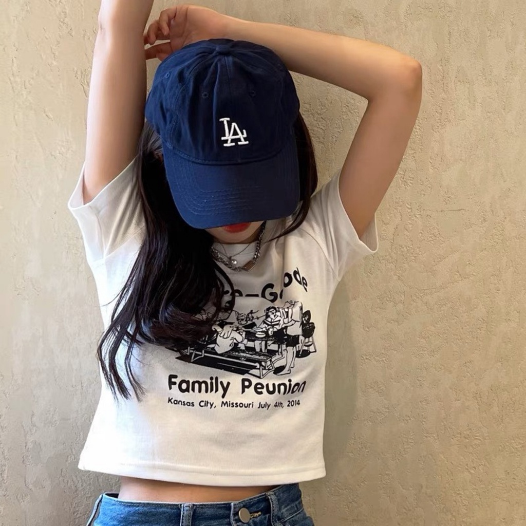 Áo Croptop RYSO FASHION Ôm Body Sexy In Hình Tay Ngắn Cổ Tròn Chất Borip Dày Dặn Co Giản Mềm Mát Loại 1