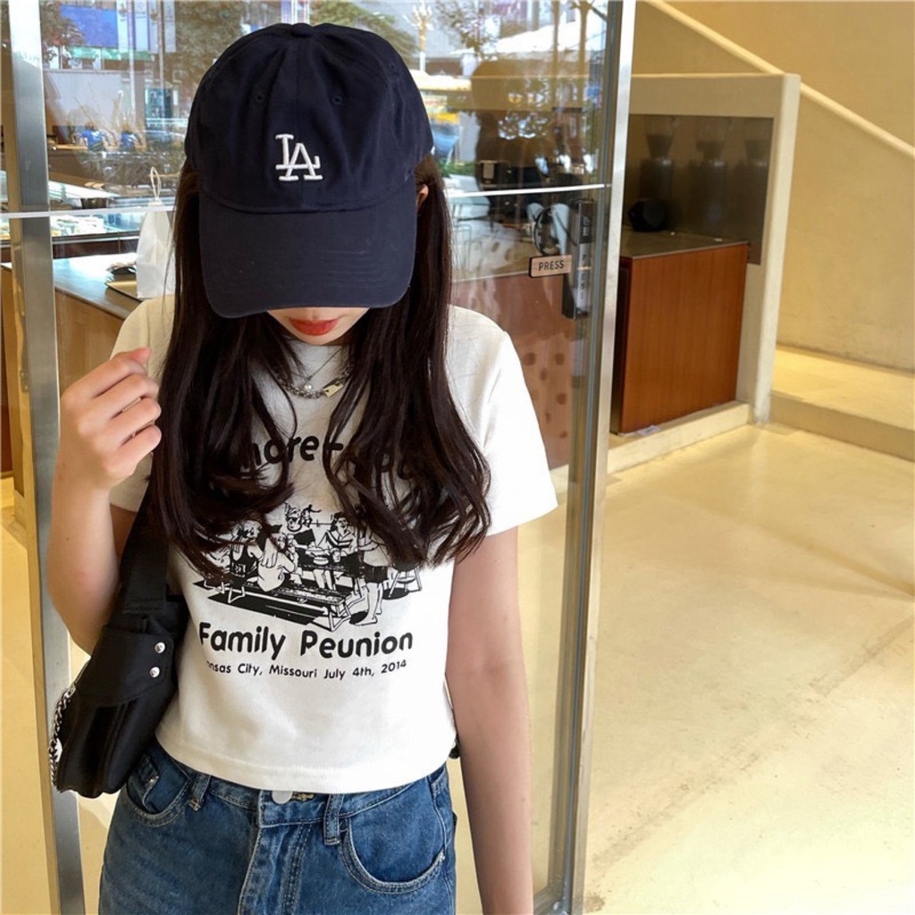 Áo Croptop RYSO FASHION Ôm Body Sexy In Hình Tay Ngắn Cổ Tròn Chất Borip Dày Dặn Co Giản Mềm Mát Loại 1