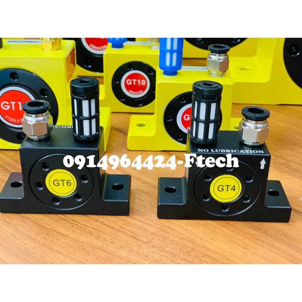 Bộ Rung Khí Nén  Dạng Tuabin Lệch Tâm GT04/06/08/10/16/20/25/36/40/48/60