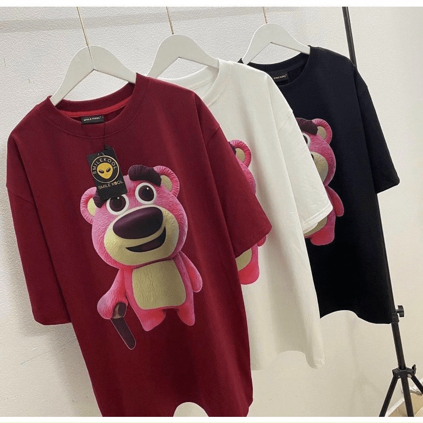 Áo Thun Nam Nữ Cổ Tròn In Gâu Mắt To Vải Cotton Tay Lỡ form Rộng Siêu Hot NEW UNISEX