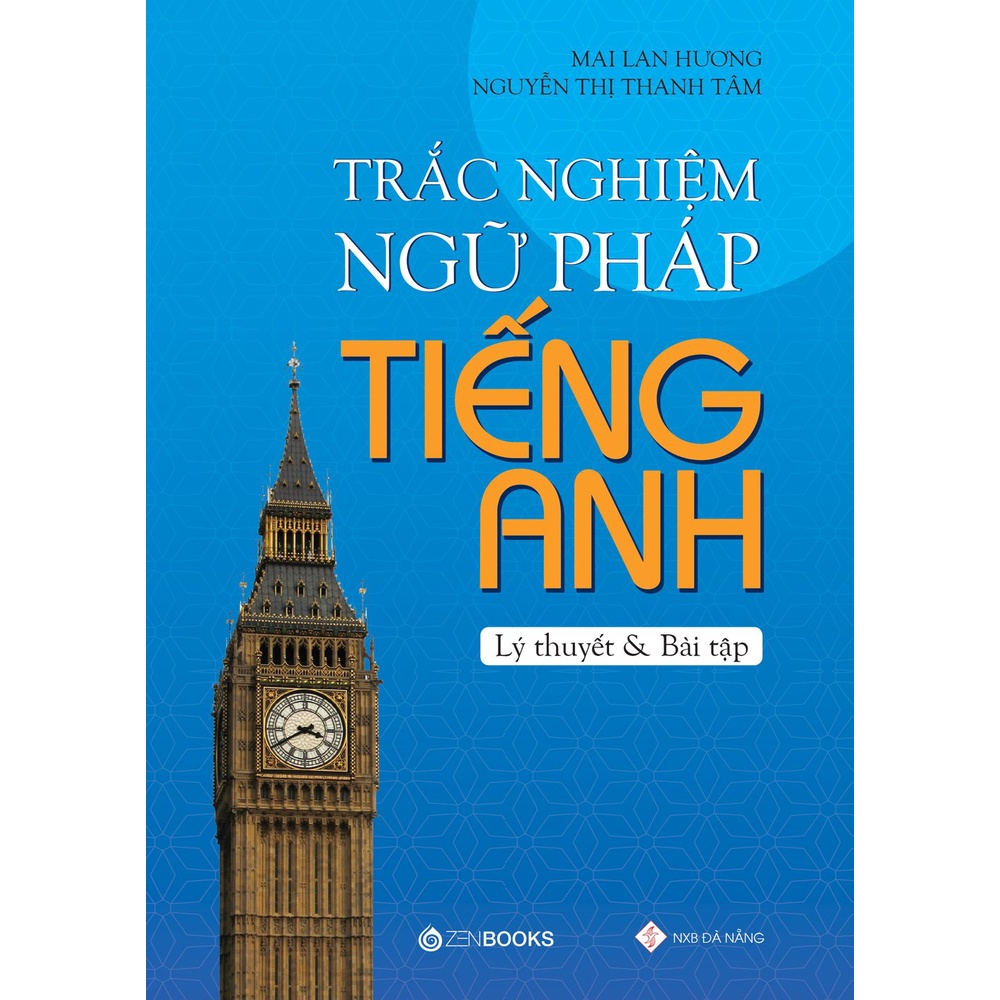 Sách - Combo 2 Cuốn Giải Thích Ngữ Pháp (In 2 Màu) Và Trắc Nghiệm Ngữ Pháp Tiếng Anh - Mai Lan Hương