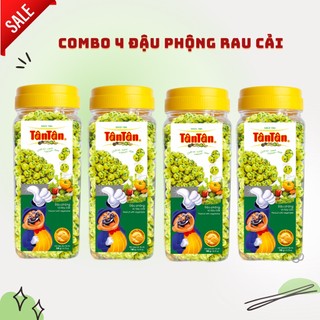 Combo 4 hũ đậu phộng vị rau cải tân tân 190g