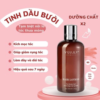 {Chính Hãng} XỊT DƯỠNG TÓC HAIR LOTION (PHIÊN BẢN MỚI)  (tinh dầu bưởi kích mọc tóc, làm dài 3-5cm/tháng)
