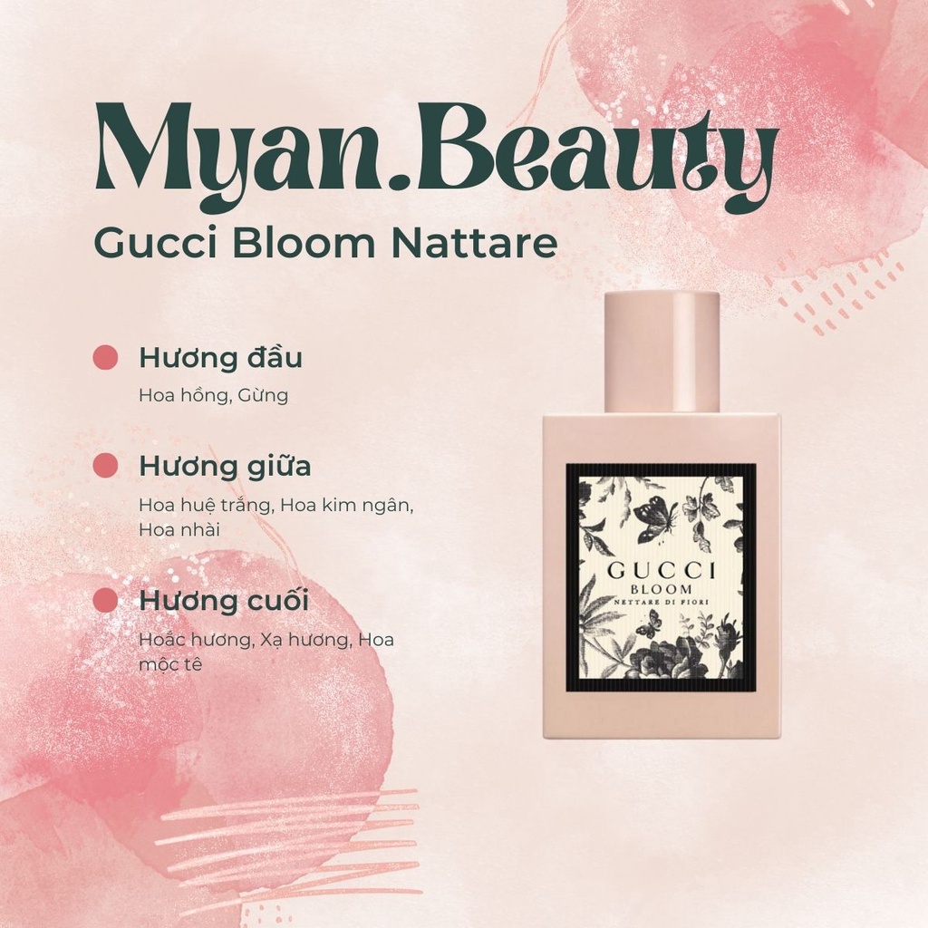 Nước hoa Nữ Bloom Hồng For Women EDP Dung Tích 100ml - Dầu thơm nữ hương thơm tinh tế quyến rũ