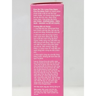 Kem Bơ Tẩy Lông CLEO 50g