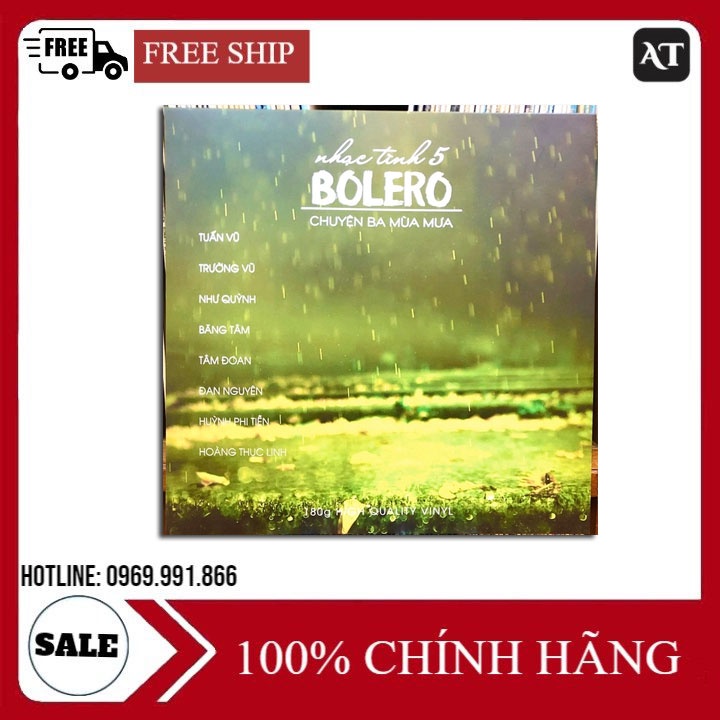 Đĩa than nhạc tình bolero 5 - chuyện ba mùa mưa