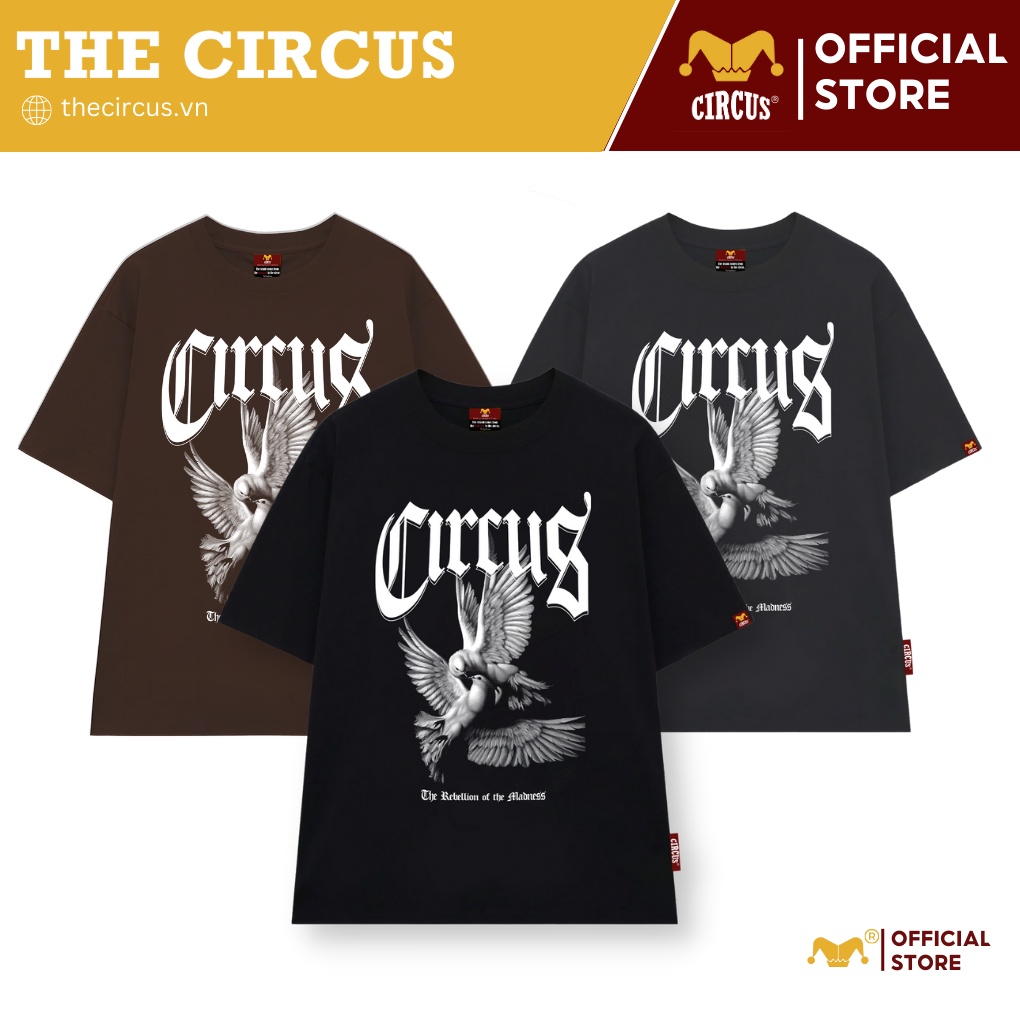 Áo thun unisex oversize Local Brand Circus 100% Cotton - Mã Graphic G05